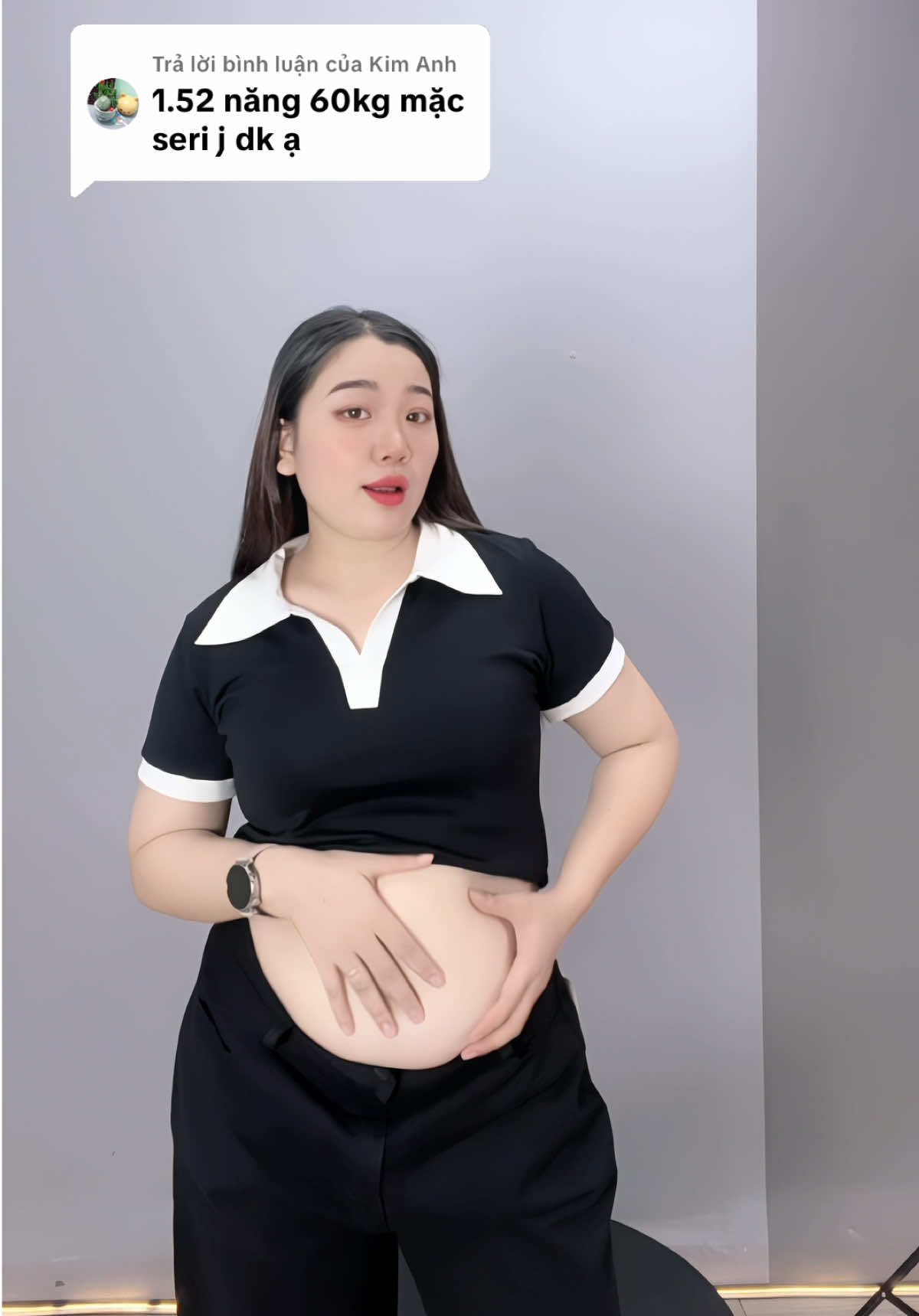 Trả lời @Kim Anh nàng mặc size1 nhé , quần baggy bigsize lưng cao xinh xắn #ươc_duoc_len_xu_huong #thoitrangbigsize #capcut #conhobigsize #chubbygirl 