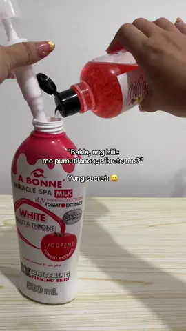 Puting natural walang halong kemikal. Abonne whitening lotion + Alpha arbutin 🤤 #alphaarbutin #abonne #whitening #whiteninglotion #glutathione #abonnewhiteninglotion 