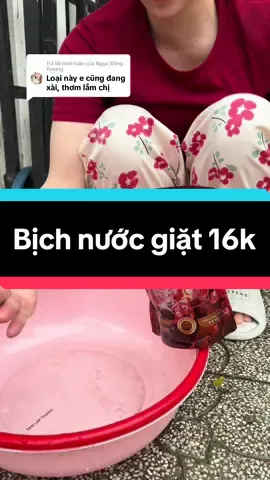 Trả lời @Ngọc Đặng Trương  bịch nước giặt 16k rẻ mà thơm ngát #muasamcungtiktok #giadungtienich #nuocgiat #nuocgiatxa 