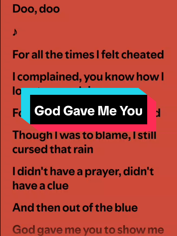 God Gave Me You by Bryan White #fyp #fypシ゚viral #fypage #foryou #foryoupage #lyrics #lyricsmania 