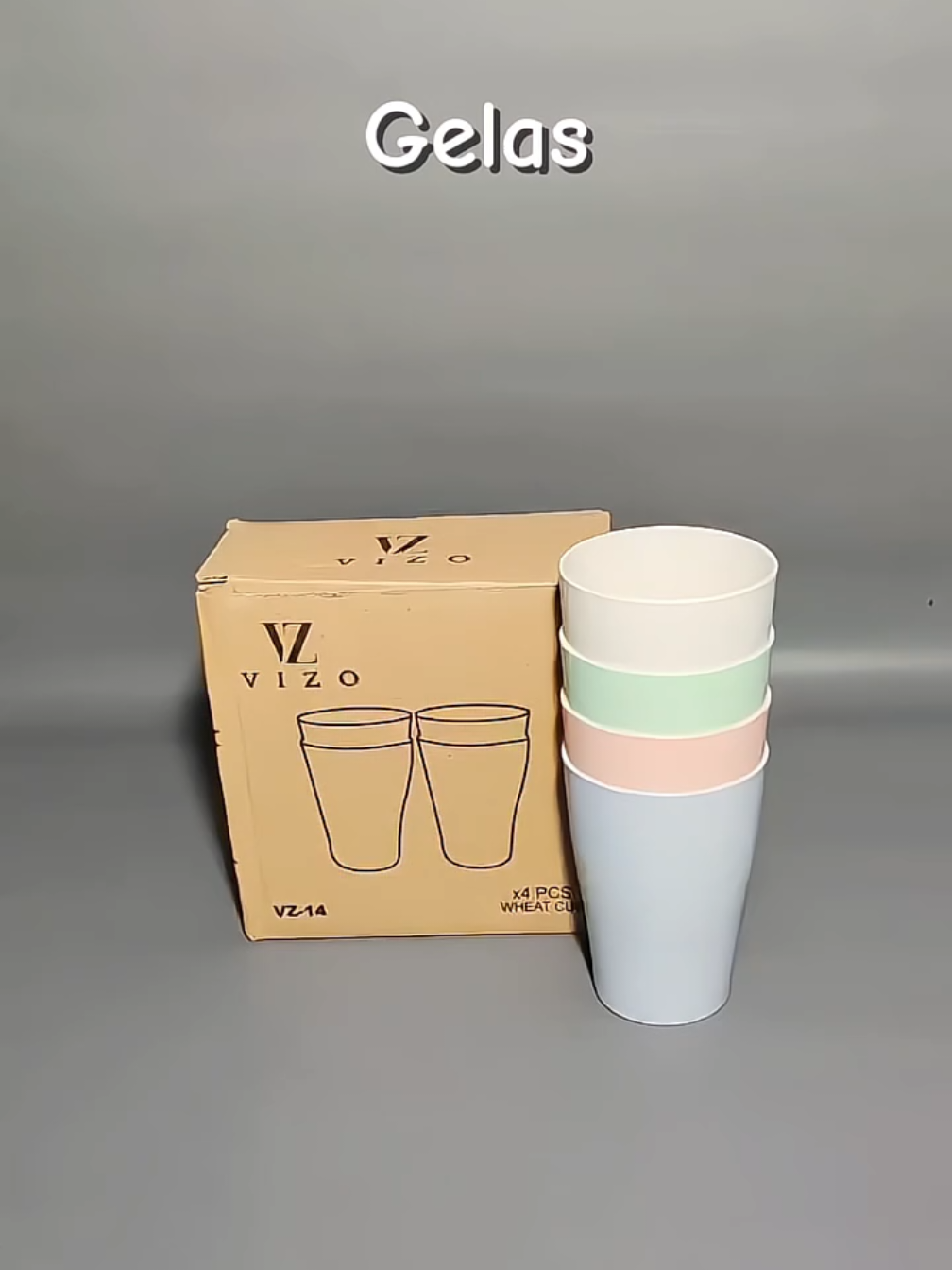 set gelas estetik isi 4✨💗 #setgelas #gelas #gelasplastik #gelasestetik #fyp #affiliate 