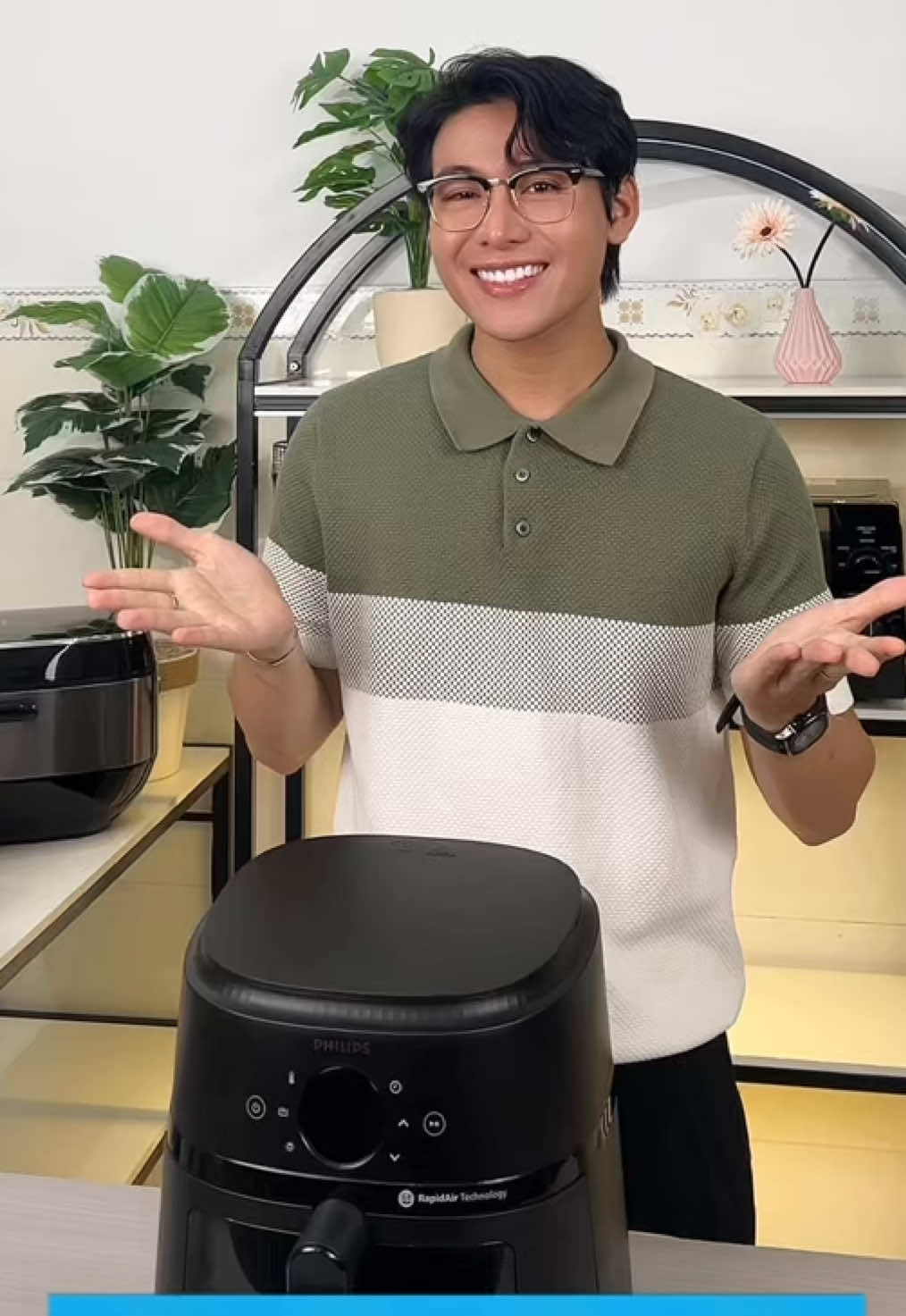 Có ai lười vào bếp như tui không , muốn nấu ăn mà không lo bị dầu mỡ bám vào người thì phải thử ngay Nồi chiên không dầu Philips NA231/00 #Noichienkhongdau #NoichienkhongdauPhilips #DMX #Giadung  #NA231 #Philips