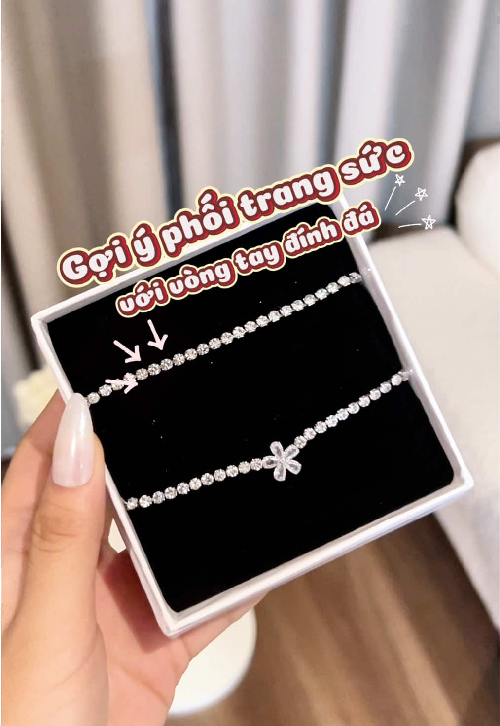 Thêm 1 gợi ý phối vòng cho các nàng iu đâyy #trending #fyp #xh #trangsuc #phukienmely 
