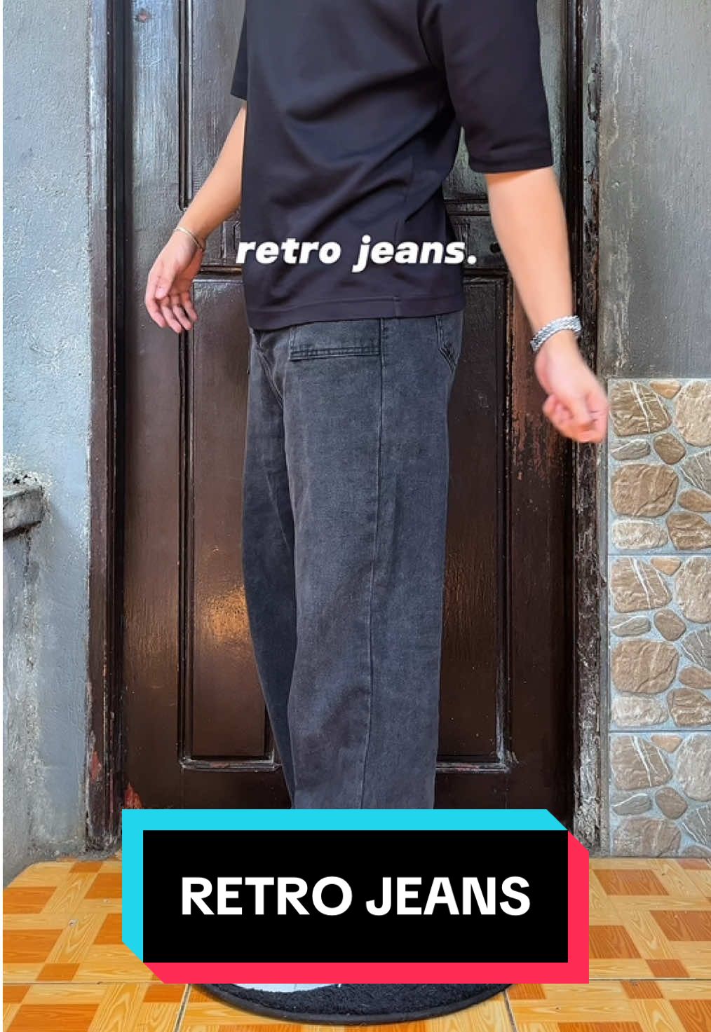Retro jeans para sa lahat 🔥 #jeans #retrojeans #pantsformen #pants 