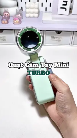 Quạt Cầm Tay Mini Turbo. #lynlynriviu07 #Quatcamtay #quatmini #TURBO #tienich #tienichthongminh #review #xuhuong #tiktok2025 