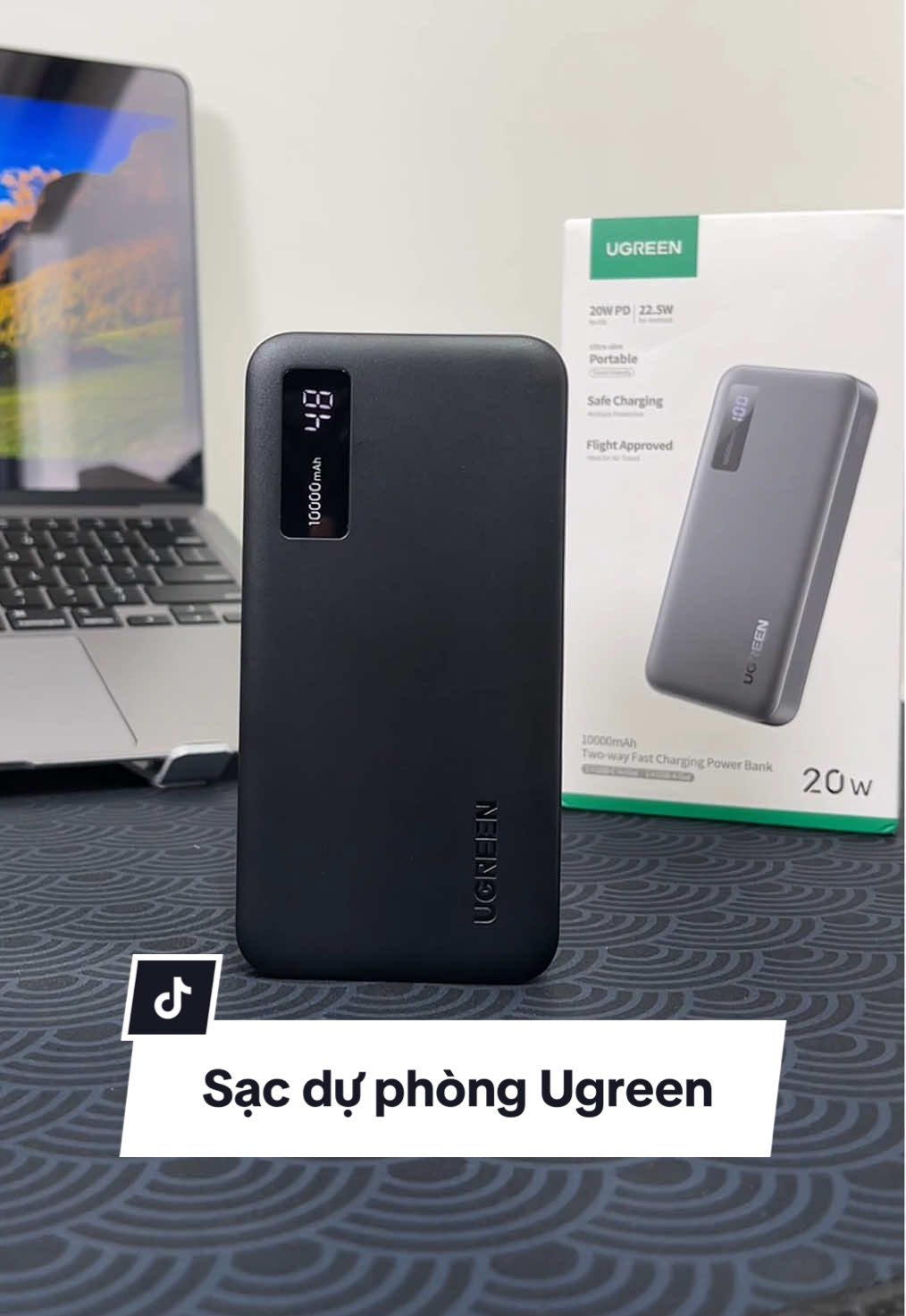 Pin sạc dự phòng Ugreen 10.000mah, 20.000mah #sacduphong #sacduphong10000mah #sacduphong20000mah #review #xuhuong #viral 