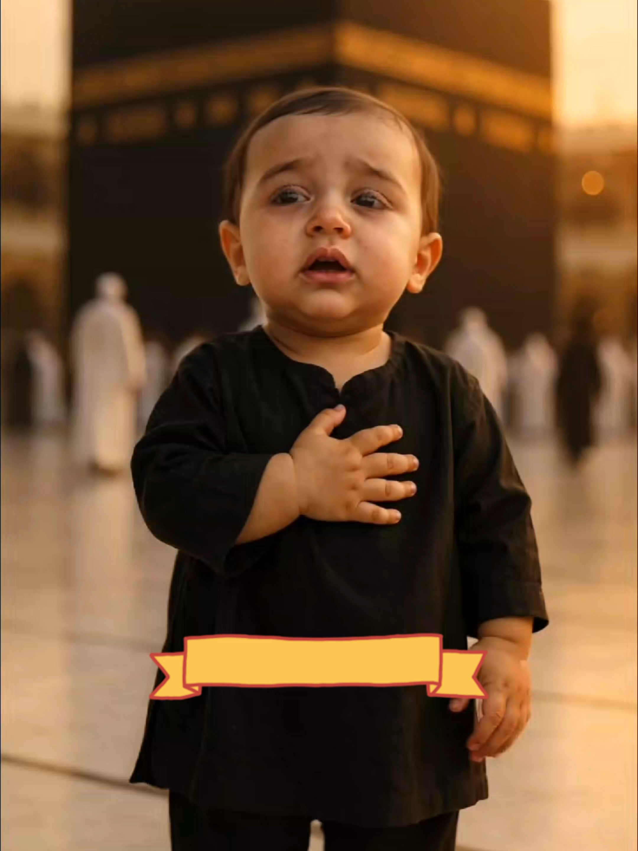 Cute Baby Recite Noha At Kaba Sharif✨❤  #muharam2025 #foryou #viralvideo #shorts #kidseducation ##islamiceducation #kids.islamic
