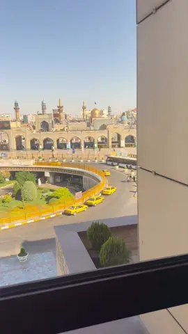#احلى_اطلالة للحرم #الرضوي الشريف من #فندق_قدس 