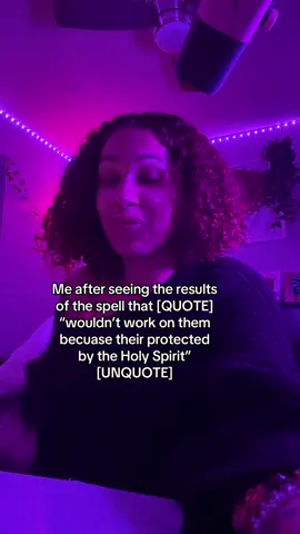 Holy Spirit doesn’t protect you if your a terrible person that hides behind it using it as a crutch- hope this helps🩷😭 #witch#witchcraft#witchtok#witchesoftiktok#witches#spirituality#spiritual#spirituality#spiritualtiktok#spells#spellwork