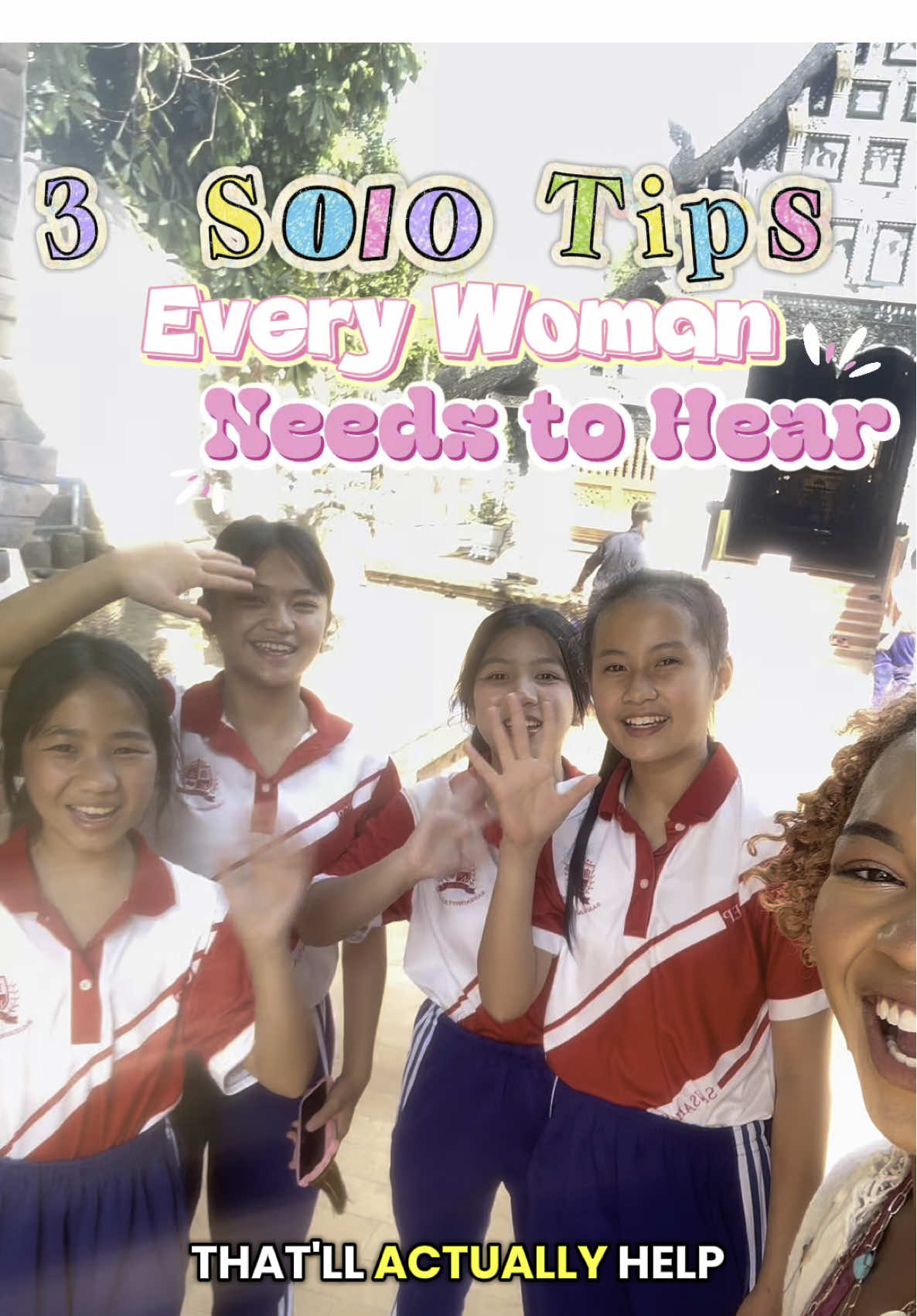 3 solo travel tips every woman needs to hear 💡✈️ #solotraveltips #femaletraveler #solotravelwoman #wander #traveltiktok #womenwhoexplore #solojourney #digitalnomadlife #globetrotter #embracetheunknown #solotraveling #travelhacks #CapCut 