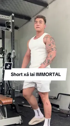 Short nam Immortal – vải dày mịn, form đứng, mặc vô là có gu, không cần nói nhiều. #shortimmortal #quanshortnam #localbrandvn #quannamdep #streetwearvn #tiktokshopvn #immortalbrand 