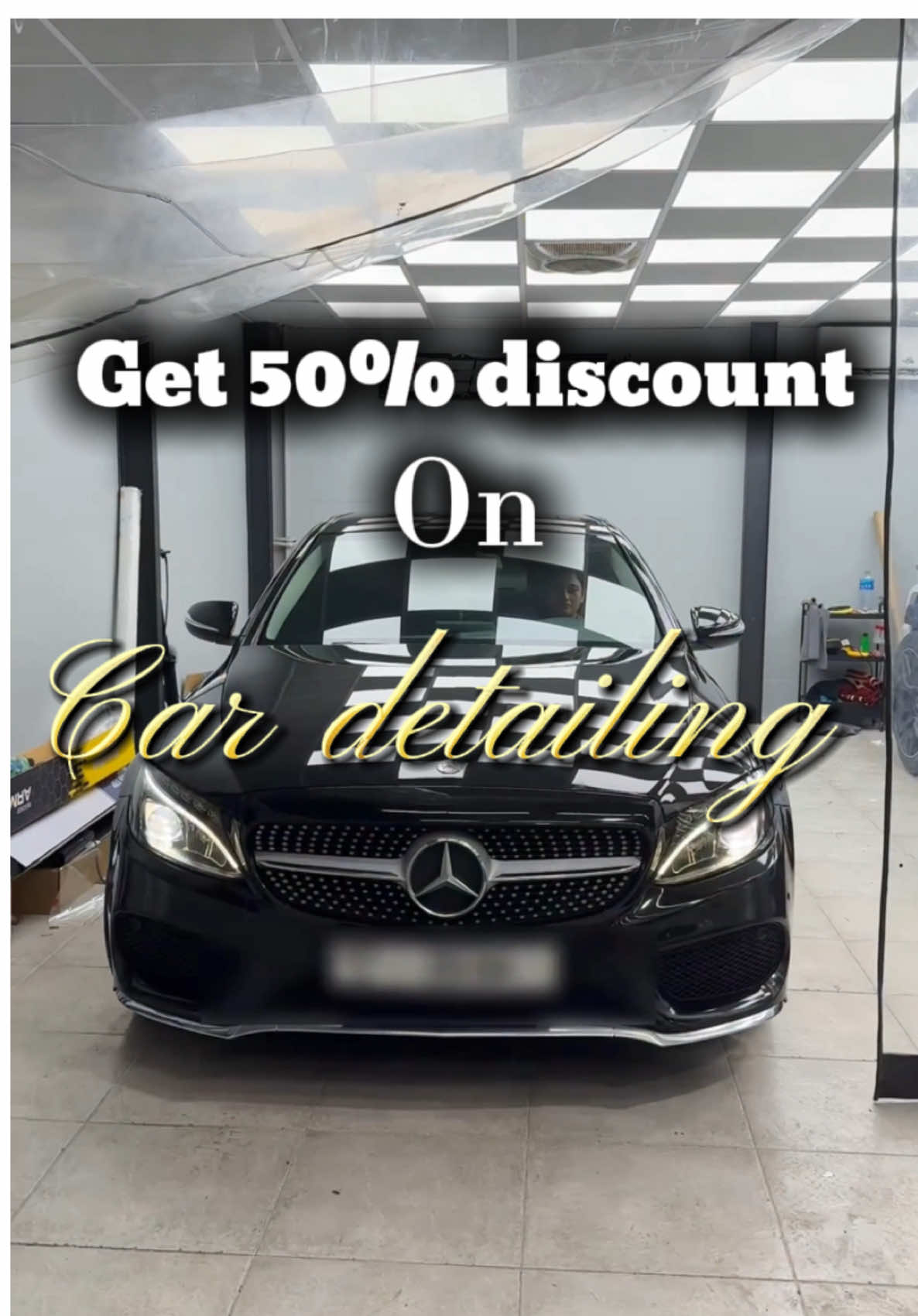 Let the professionals take care of your Car detailing! 📍GOLDEN WATER AUTOCARE,Sharjah industrial area 12 Offering 50% off on all below services 🤩 ▪️Car Wrapping / Sticker  ▪️Tinting  ▪️Ceramic Coating  ▪️PPF  ▪️Car interior & exterior polishing ▪️All car detailing