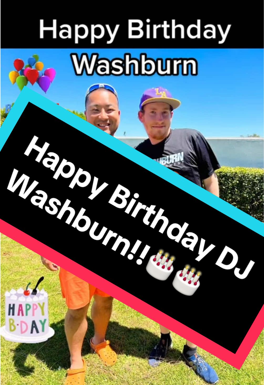 Happy Birthday to my favorite DJ ever @DJWashburn 🎂🎂 #FYP #ForYourPage #Birthday #DJ 