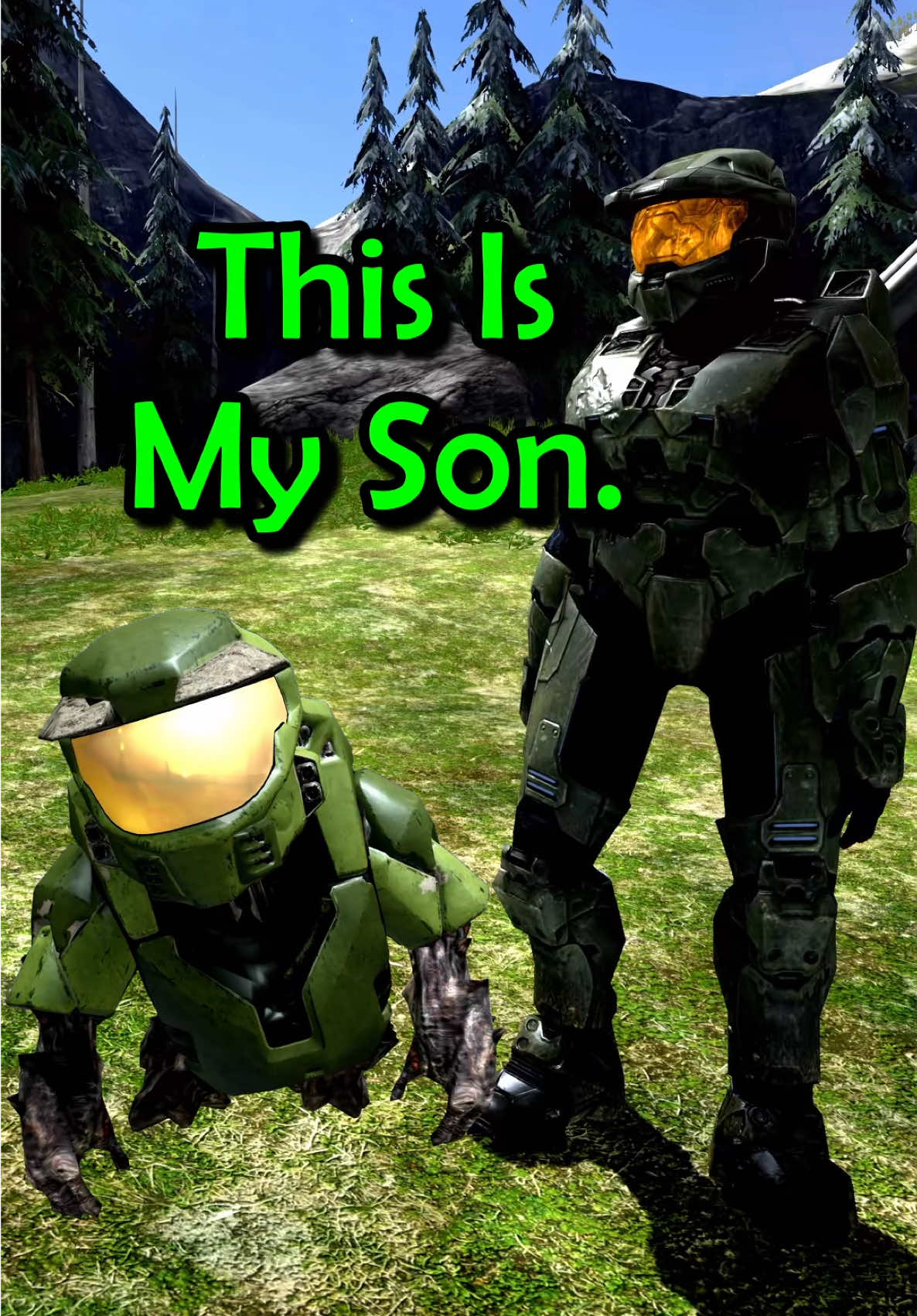 THE SON OF MASTER CHIEF.  #Halo #memes #masterchief 