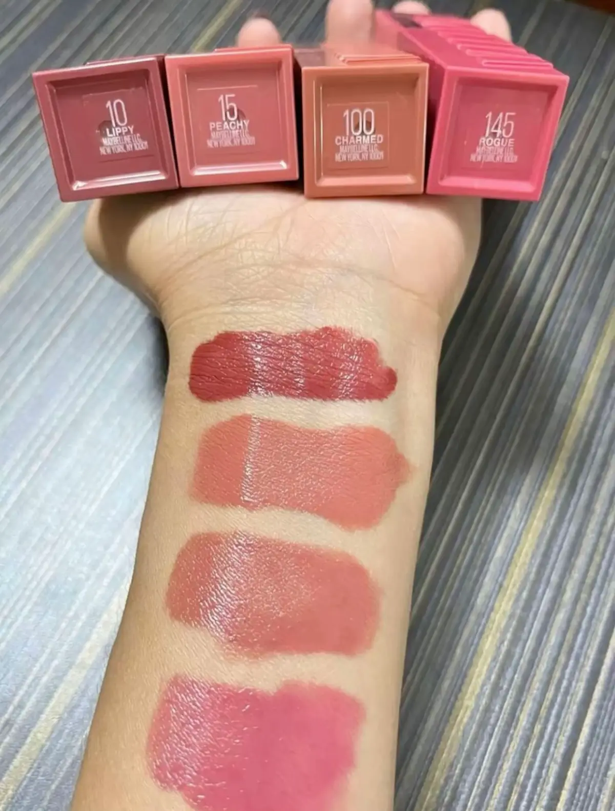 #maybelline #maybellinevinylink #maybelline10 #maybelline15 #maybelline100 #maybelline145 #ลิปสติก #ลิปเมเบลลีน 