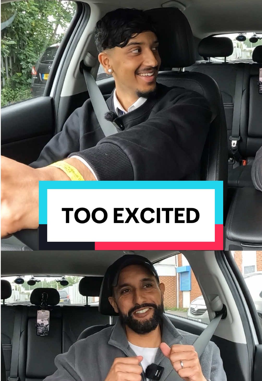 IT’S ALL GOOD ONCE HE STOPPED GETTING TOO EXCITED #drivinglessons #firstlesson #parking 