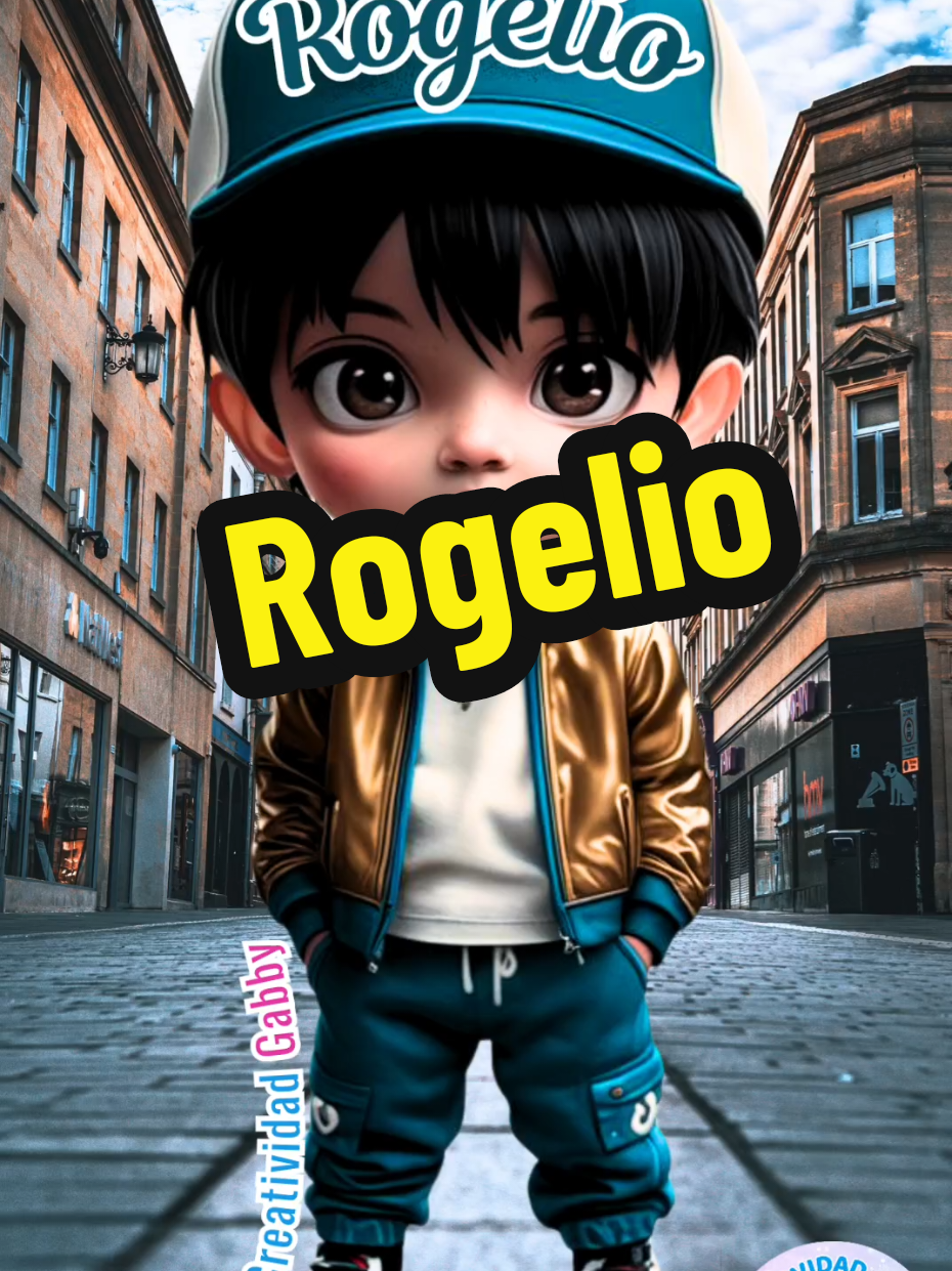 Nombre ROGELIO Diseño niño sport #Nombre #Rogelio #niño #fyp #name #parati #dedicar #CreatividadGabby #diseño #tiktok 