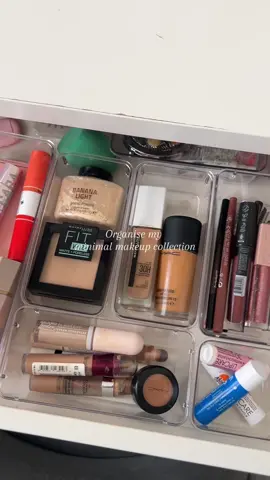 Organise my minimal makeup collection  #skincare #makeup #beauty #Lifestyle #fyp #foryoupage 