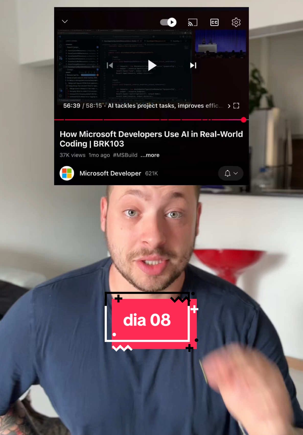 dia 08 postando todos os dias no evento desse ano, a microsoft mostrou como usa ia de verdade resolveram bug de 10 anos, reescreveram regex, criaram função performática, geraram testes com edge cases tudo com revisão humana, claro isso não é hype é engenharia real #inteligênciaartificial #chatgpt #microsoft #dotnet #softwaredevelopment #dev 