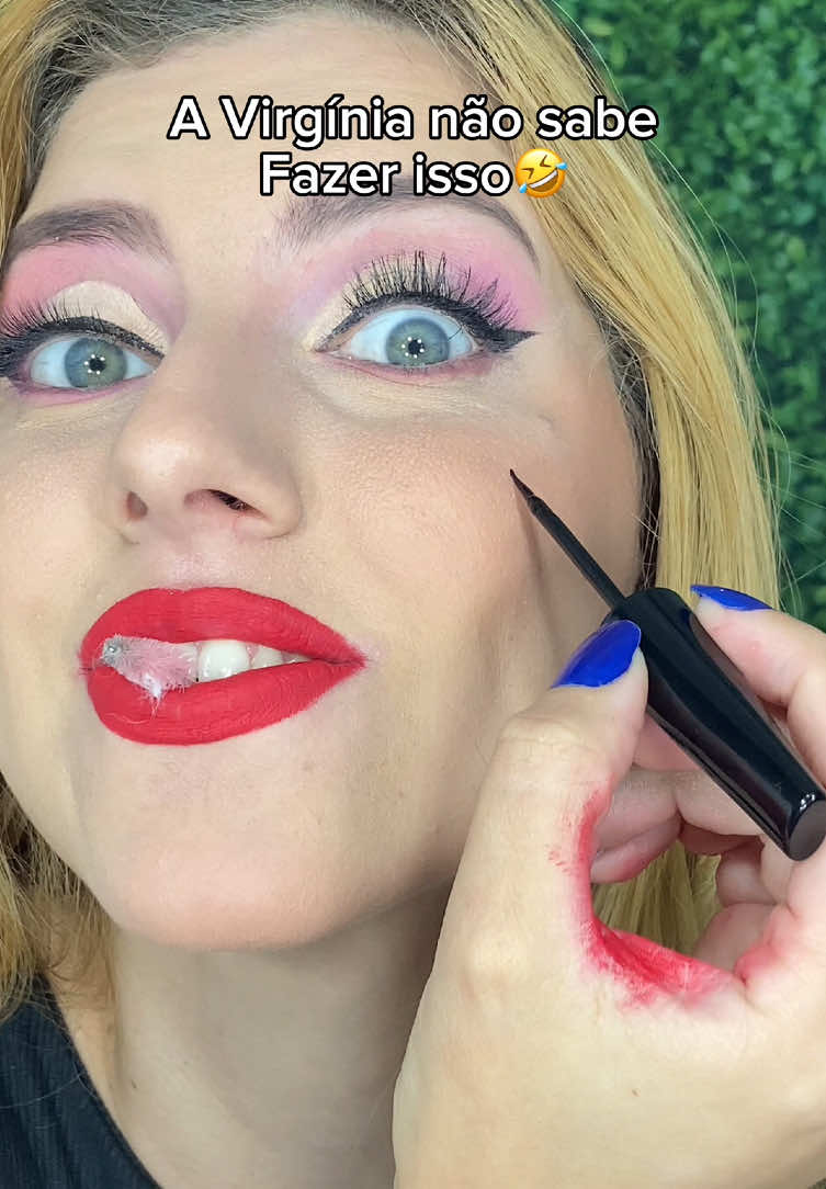 Maquia e fala que esse truque de maquiagem nem a Virgínia conhecia,é tão fake quanto a história dela com a duda🤣#maquiagemtiktok #maquiaefala #virginiafonceca 