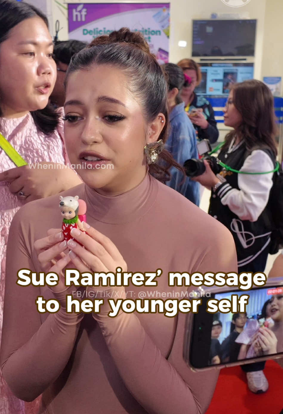 Sue Ramirez gives a message to her younger self. #FlowerGirl #SueRamirez #wheninmanila #wimshowbiz 