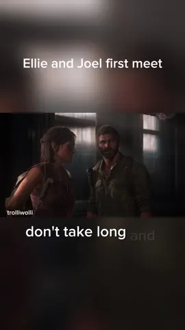 Ellie and Joel first meet #gaming #gameplay #thelastofus #gamingclips #videogameclips 