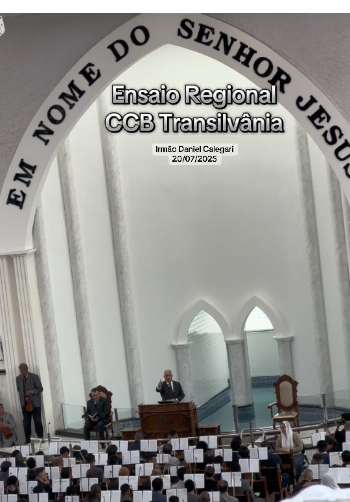 Ensaio regional CCB Transilvânia irmão Daniel Calegari.  #ccb #ccbvideos #ccbhinos #ccbensaioregional #ensaioregionalccb #danielcalegari #organist #organistasccb 