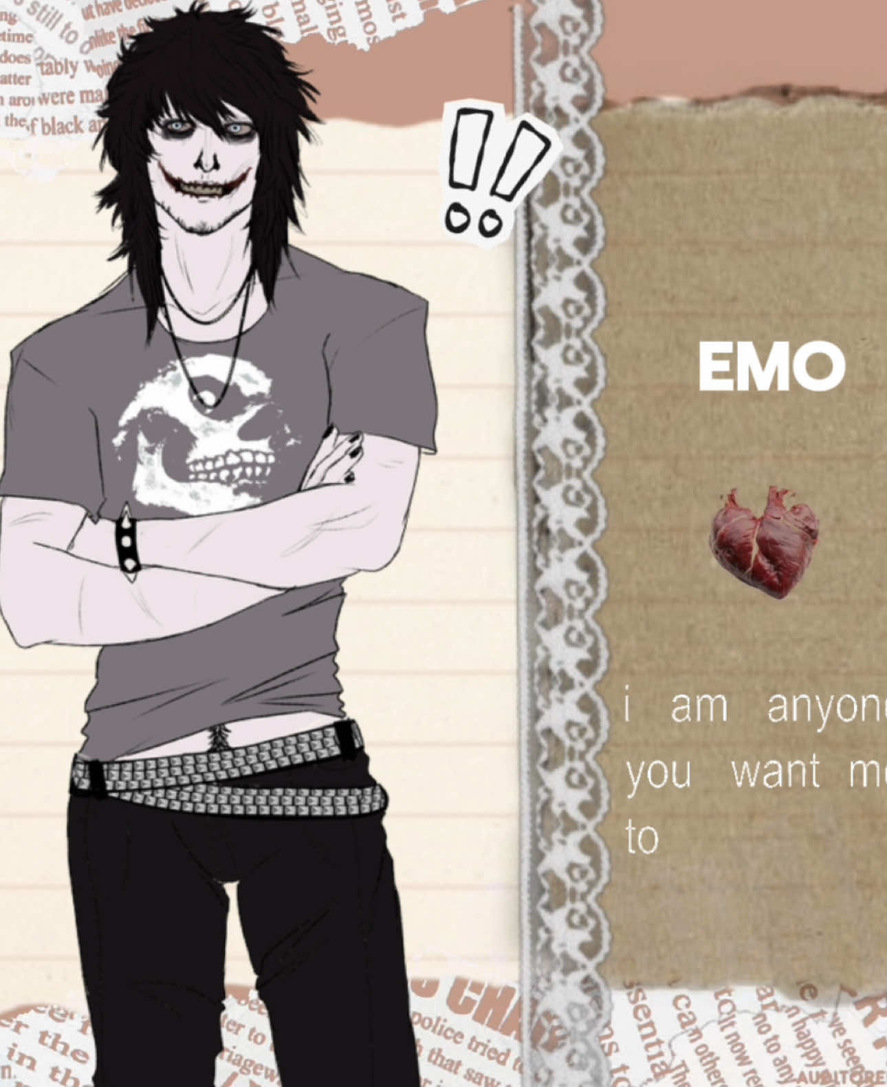 worked way too long on this lmao || #creepypasta #creepypastafashionmeme #ticcitoby #angelhallovgore #xvirus 