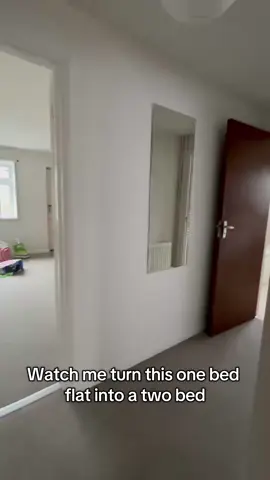 Maximizing space in a small flat.  #flatrenovation #layoutchange #SPS #smallchangesbigresults #smallchanges #beforeandafter 