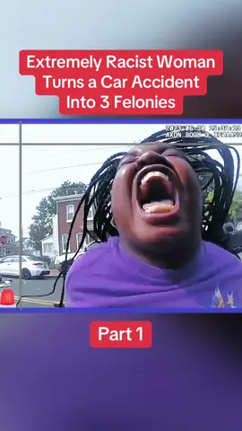 Extremely Racist Woman Turns a Car Accident Into 3 Felonies Part 1 #cops #copsoftiktok #police #policeofficer #bodycam #crime #truecrime #truestory #foryou #fyp 