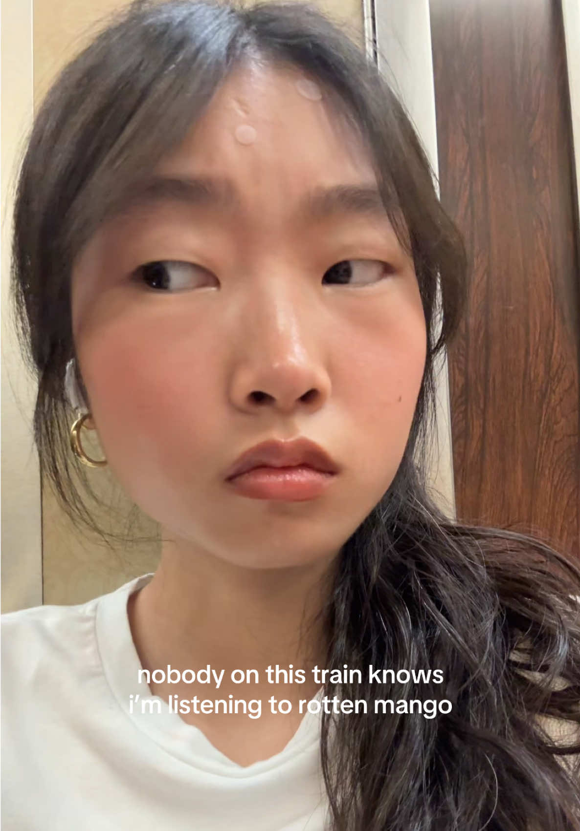 and my face is 😐 the whole ride #rottenmango #stephaniesoo #nyc #fyp #truecrime #podcast 