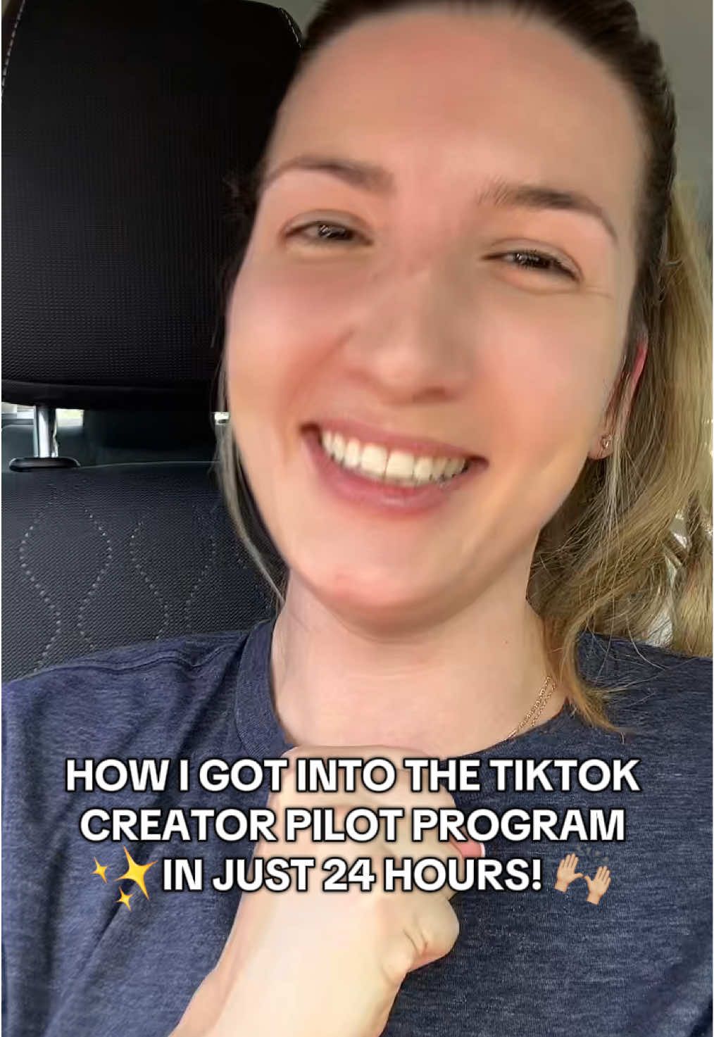 I got into the TikTok shop creator pilot program in 24 hours and you can too! 🙌🏼 Hope this helps! #creatorsearchinsights #smallcreator #creatorpilotprogram #tiktokshopaffiliate #creatorfund #creatorpilotaffiliateprogram #fyp 