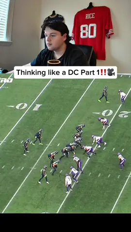 Thinking like a DC part 1‼️‼️‼️ #nfl #football #footballanalysis #fantasyfootball #fyp #vikings #defense 