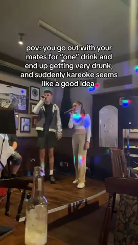 the thing is @Ellie clarke Is actually so good at singing, I just think I am after 5 pints 😂 #foryou #viraltok #xyzabc #kareoke #singing 