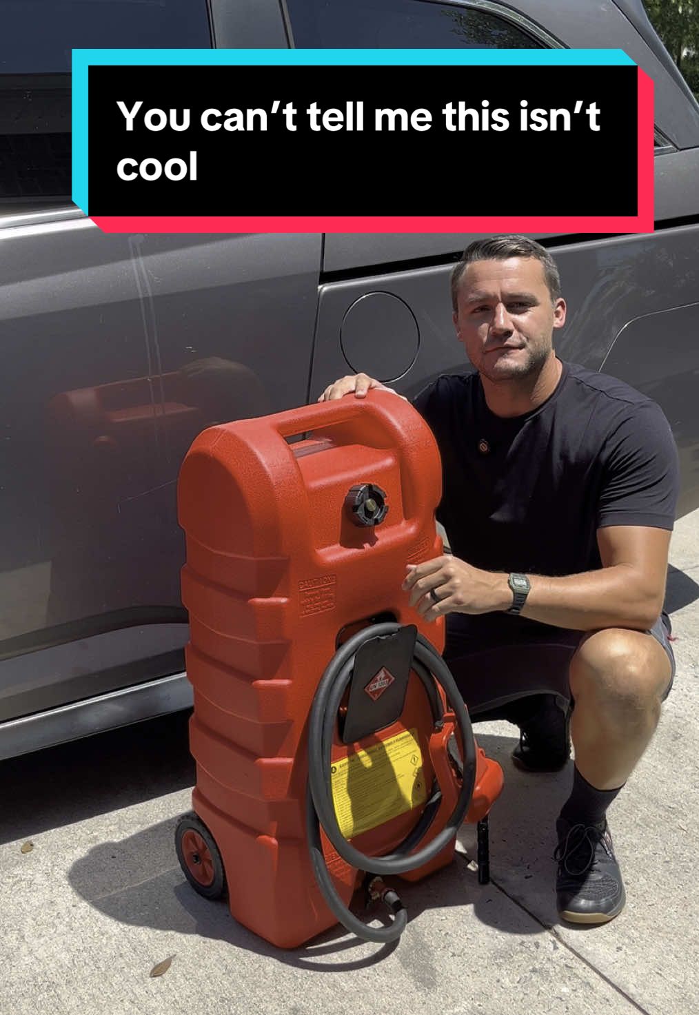 My dad is gonna lose his mind over this. #gas #gascan #gasoline #fuelcaddy 