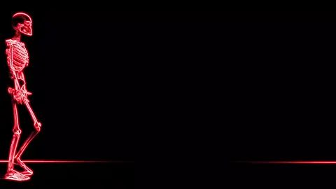 DANCE SKELLY! #dancer #skeleton #techno 