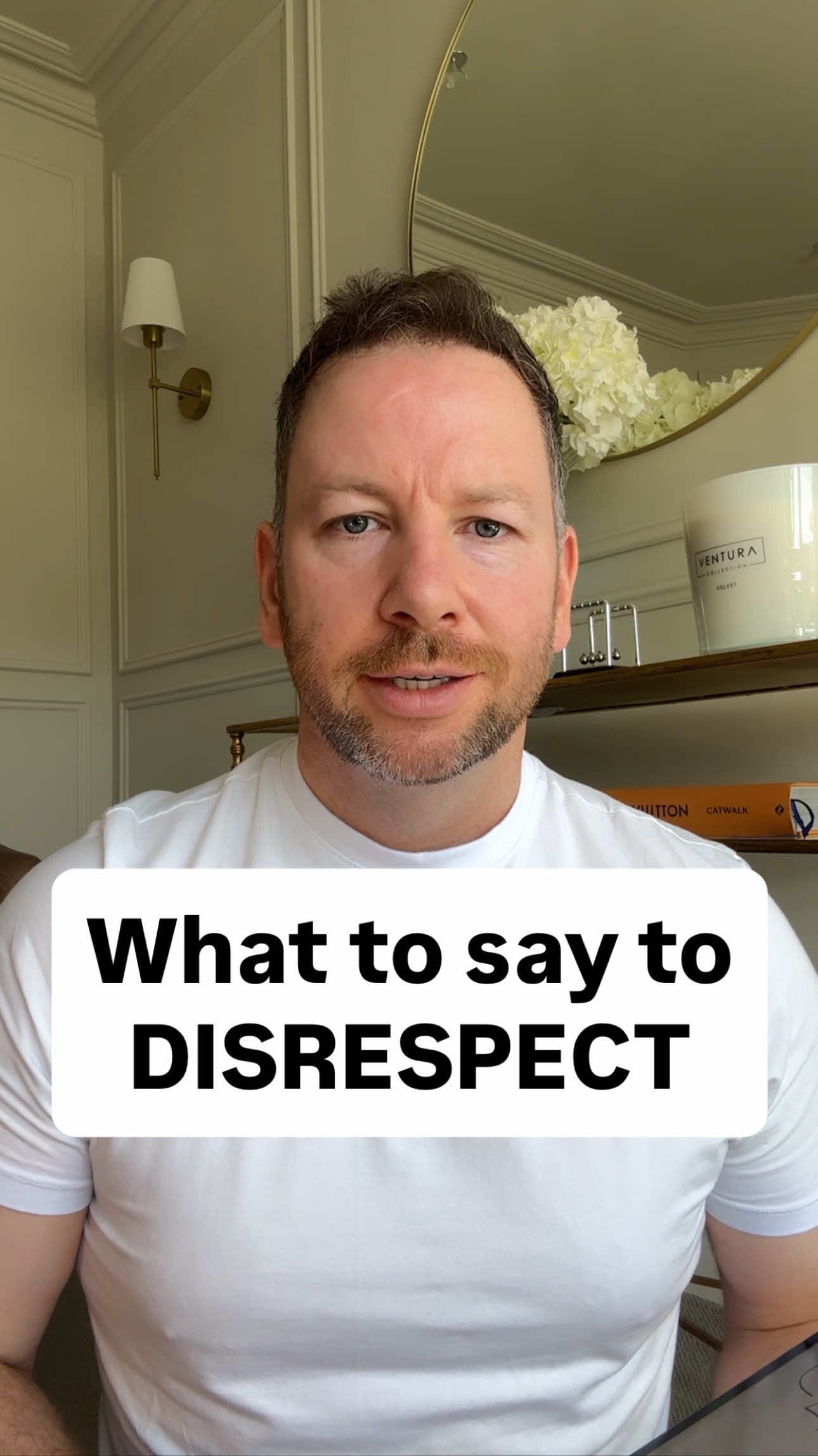 What to say when someone disrespects you and what it says about them. When someone disrespects you, it says more about them than it does about you. It reveals how they view you and what they feel you deserve. But here’s the thing you don’t need to fight for their respect. What to say when someone disrespects you? The best tool I’ve ever learned I call mirroring. Mirror back to them what they just did or said like this… “You might allow someone say that to you, but I don’t so that’s the end of this conversation” Remember: Someone else’s disrespect does not define your worth. #communication #selfworth #lifelessons 