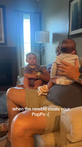 She’s fine, everything is fine. There is enough PopPo to go around 😂 #babiesoftiktok #grandparents #fy #viral 