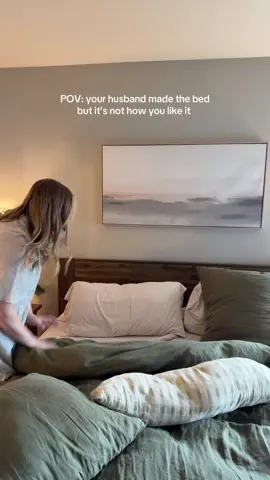 Karate chop ALWAYS! #bedding #relatable #cleaningtiktok #cleaninghumor #dayinthelife #dayinmylife  