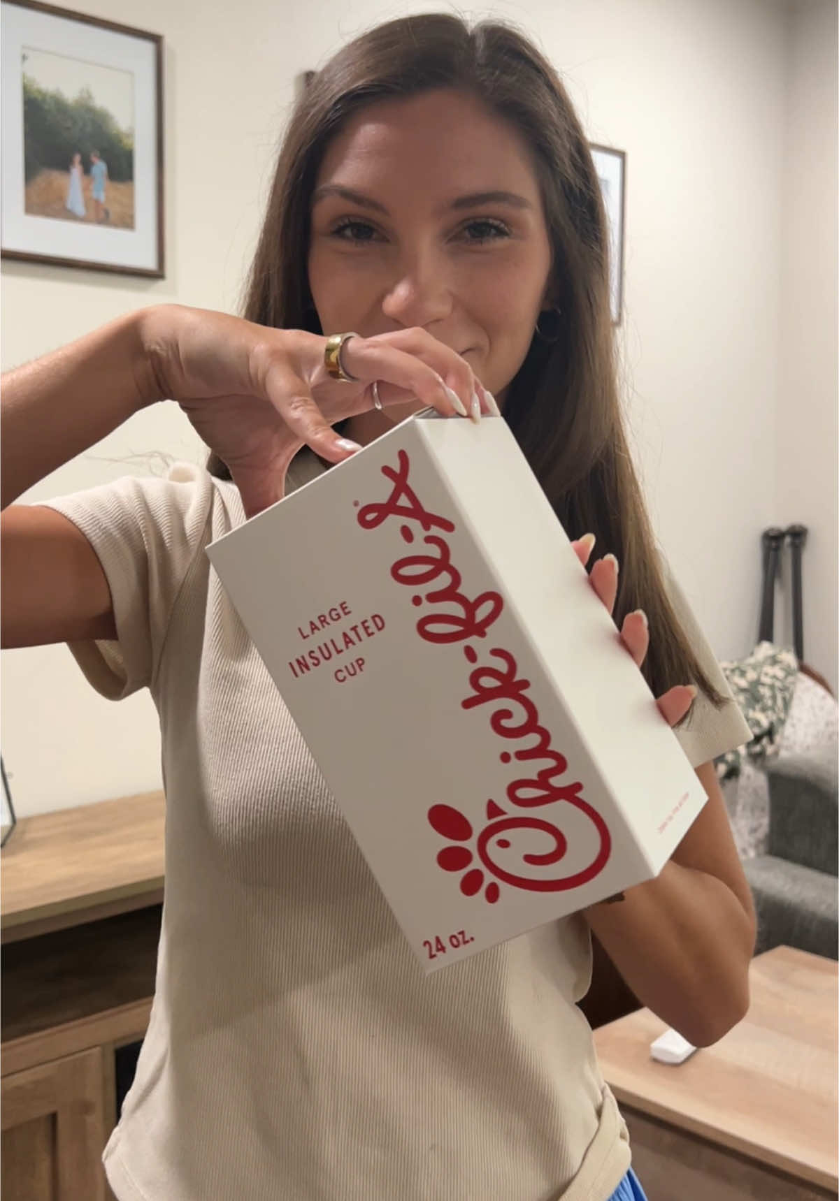 I am complete!! ❤️🐮 @Chick-fil-A #chickfila #tumbler #loveatfirstsight 