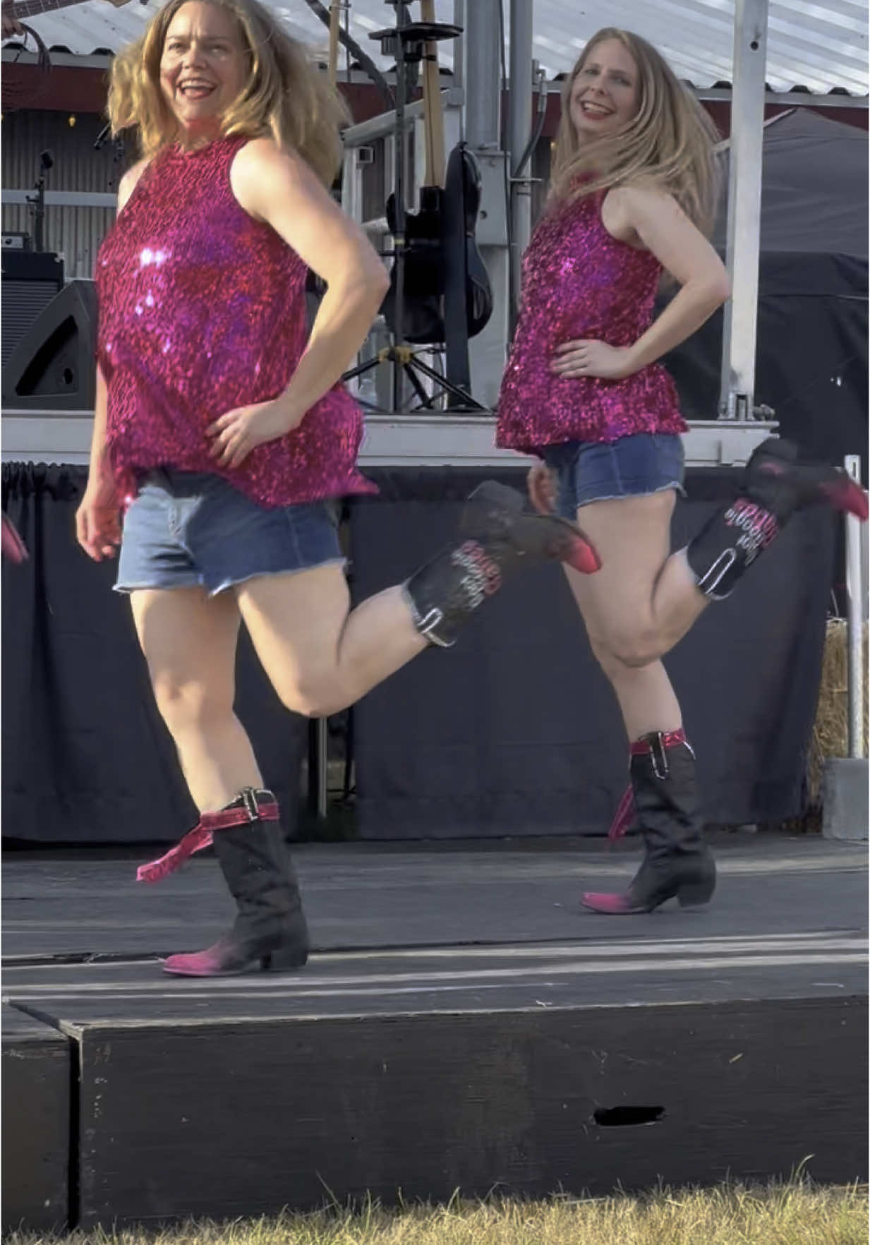#KingCountyFair 🎡 Opening for headliner @Saltwater_Sky #TruckOnFire #BootBoogieBabes #Seattle #LineDance 