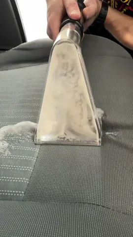 This seat is nasty! We clean your car! #asmr #CleanTok #cleaning #cars #carwash #carpetcleaning #dirty 