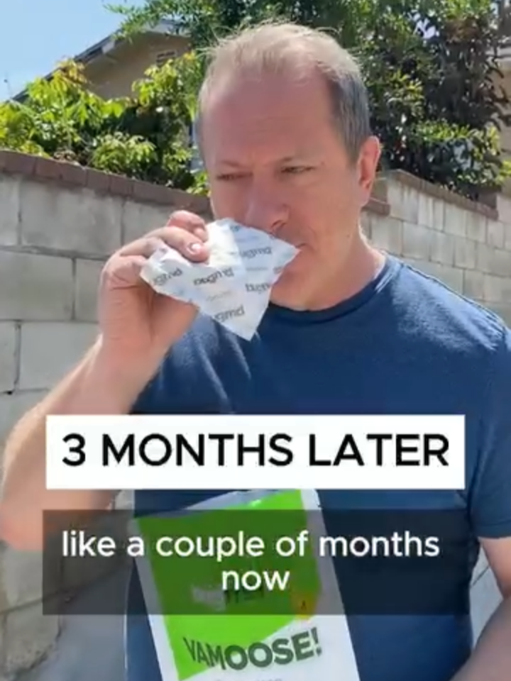 You’d never guess this pouch is a pest deterrent 😅 @bug_md made it stylish, too #vamoose #bugmd #rodentproofing #plantbasedsolution #naturalpestcontrol  #homehacksdaily  #cleantokvibes #freshhomefeel #trendingproduct #diysolutions