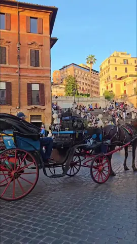 Spanish Steps and Spanish Square in Rome, Italy. #Roma  #Rome  #italy🇮🇹  #Italy  #Italia
