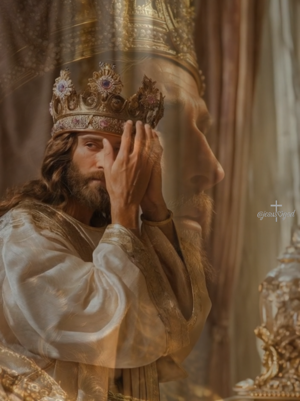 #JesusChrist #HeavenlyKing #AngelQueen #RoyalHeaven #CinematicJesus #jesusisking  #DivinePresence #GodsGlory #FaithInMotion #ChristianTikTok #HeavenlyScene #JesusAndAngel #HolyRoyalty #EpicChristianVideo #Jesus