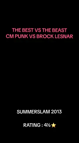 🔥 CM Punk vs Brock Lesnar – SummerSlam 2013 🔥 