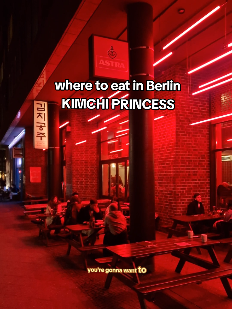 Known for its bright red aesthetics and Korean barbecue, this Korean restaurant in Berlin always seems to be crowded! You’ll mix and mingle at large family style tables, and all orders come with a helping of banchan.  The generous portions and flavorful dishes are likeable, albeit not always the most authentic to traditional Korean cuisine.  I really enjoyed the kimchi jeon (friend kimchi pancake) that was somehow light and also fried.  👉 You can find even more of my Berlin restaurant recommendations, including more Asian food, over on my blog. Link in the bio! Restaurants to try in Berlin |📍Kimchi Princess, Skalitzer Str. 36 Are you new here? My name is Megan and I am a professional tour guide based in Germany who shows you great destinations to visit in and around Europe. FOLLOW me for actually useful travel advice, foodie restaurants and unique itineraries ✨️  #berlinfood #berlinfoodie #berlintravel #thingstodoberlin #berlintravelguide #RestaurantReview 