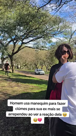 Homem usa manequim para fazer ciúmes para sua ex mais se arrependeu ao ver a reação dela 