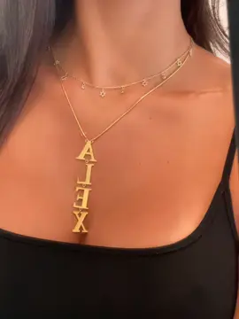 Jumbo Lariat Name Necklace 