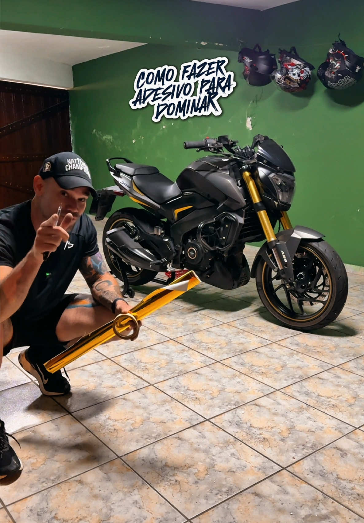 Como fazer adesivo para Dominar 400 #bajaj 